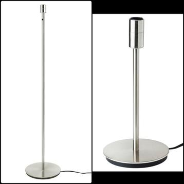 Ikea Skaftet vloerlamp tafellamp lampen lamp zilver NIEUW  beschikbaar voor biedingen