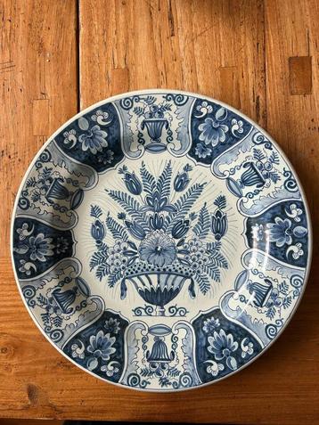 Delftsblauw wandbord beschikbaar voor biedingen