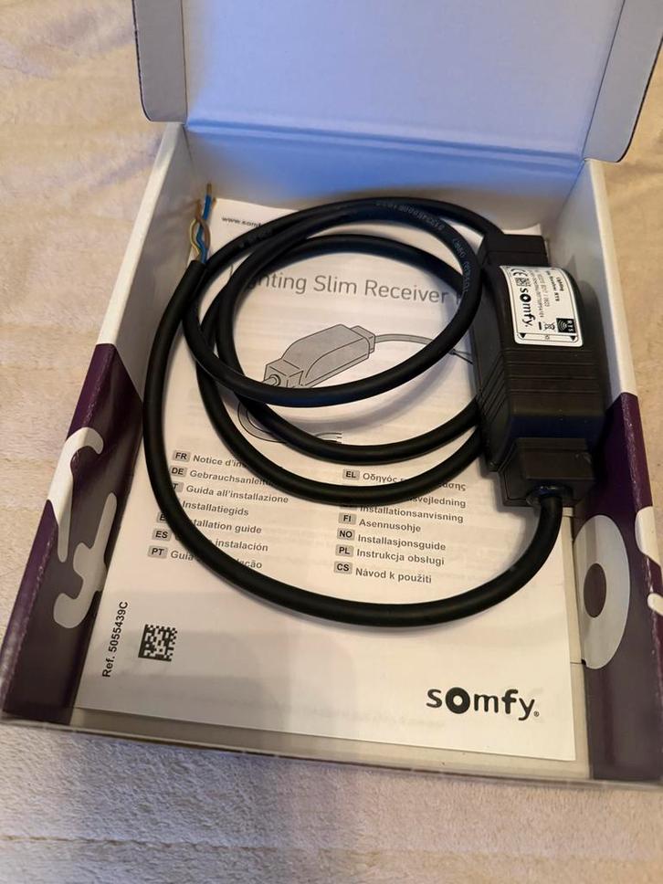 Somfy Slim Receiver RTS - Nieuw in doos!, Doe-het-zelf en Verbouw, Alarmsystemen, Nieuw, Overige typen, Overige soorten, Draadloos