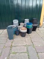 110 kweekpotten, plastic potten, binnenpotten, Tuin en Terras, Bloempotten, Kunststof, Rond, Zo goed als nieuw, Tuin