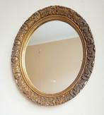 Prachtige antieke spiegel met sierlijke franse style lijst!, Antiek en Kunst, Antiek | Spiegels, Ophalen of Verzenden, Ovaal, Minder dan 50 cm