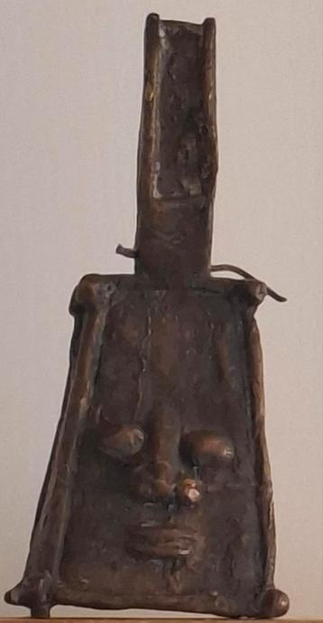 BENIN BRONZE BELL. Eeuwenoud. RARE.  * Zie tekst.  beschikbaar voor biedingen