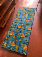 Vintage slaapzak blauw met bloemen, Caravans en Kamperen, Slaapzakken, Ophalen of Verzenden, Zo goed als nieuw