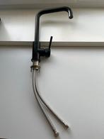 Zwarte Keukenkraan - Beschadigd, Doe-het-zelf en Verbouw, Ophalen of Verzenden, Gebruikt, Rvs, Kraan