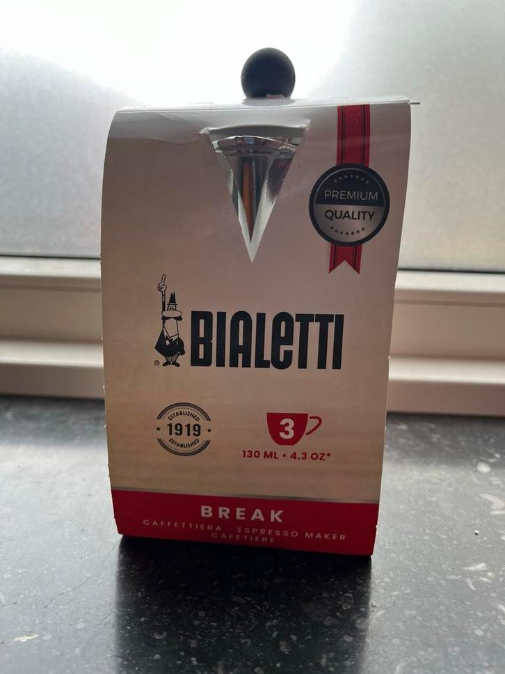 Bialetti Break Cafetière - 3 kops, Huis en Inrichting, Keuken | Keukenbenodigdheden, Nieuw, Ophalen of Verzenden