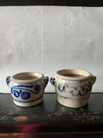 2 Keulse potten v 1,5 lit. & 1 liter, kleinste is beschadigd, Antiek en Kunst, Antiek | Keramiek en Aardewerk, Ophalen of Verzenden