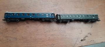 Modelspoor Minitrix personen wagons N spoor. beschikbaar voor biedingen