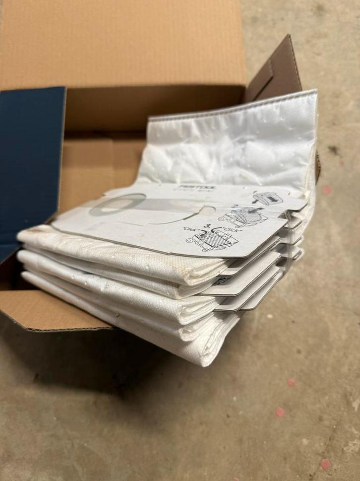 5 Stofzuigerzakken Festool CT Mini - Nieuw, Doe-het-zelf en Verbouw, Gereedschap | Machine-onderdelen en Toebehoren, Nieuw, Ophalen of Verzenden