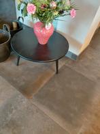 Ronde Beach7 bijzettafel - Aluminium zwart, 45 tot 60 cm, Minder dan 55 cm, Metaal of Aluminium, Nieuw