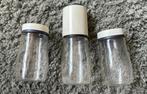 Tupperware peper/zout molen + 2 vaatjes, Huis en Inrichting, Keuken | Tupperware, Ophalen of Verzenden, Gebruikt, Wit, Overige typen