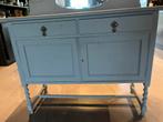 Engelse commode/dressoir met spiegel, Ophalen, Gebruikt, 100 tot 150 cm, Met lade(s)