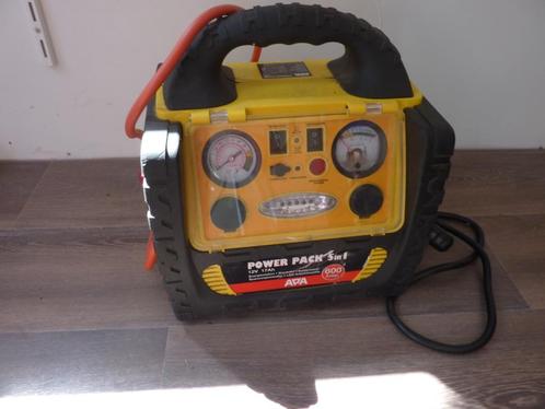 Power Pack 5-in-1 spanningsomvormer, compressor, starthulp, Auto-onderdelen, Accu's en Toebehoren, Gebruikt, Ophalen of Verzenden