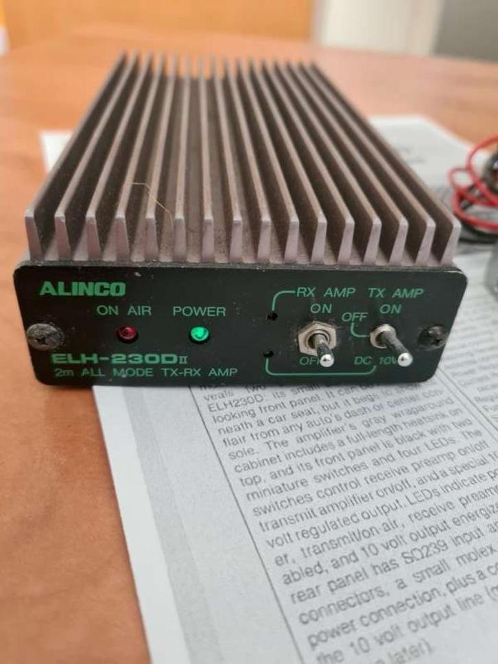 Alinco ELH-230DII 2m RF amplifier, Telecommunicatie, Zenders en Ontvangers, Gebruikt, Zender, Ophalen of Verzenden
