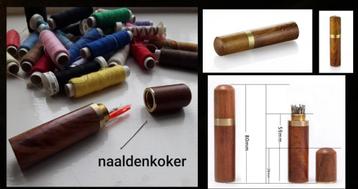Houtlook naaldenkoker - naalden koker - naaldenkokers -  nie beschikbaar voor biedingen
