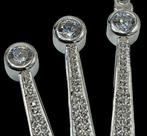 Grote Zilveren Rolex Hanger Bezet met 100 tal Steentjes, Sieraden, Tassen en Uiterlijk, Kettinghangers, Verzenden