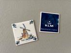 Retro KLM Business Class tegeltjes, Verzamelen, KLM Huisjes, Ophalen of Verzenden, Zo goed als nieuw