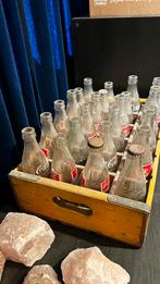 coca cola krat met oude flesjes, Ophalen, Gebruikt, Gebruiksvoorwerp