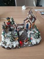 Kerstdorp zingende kerstkoor miniatuur, Diversen, Kerst, Ophalen of Verzenden, Gebruikt