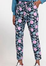 Studio anneloes dean flower broek M donkerblauw/roze, Kleding | Dames, Maat 38/40 (M), Ophalen of Verzenden, Zo goed als nieuw