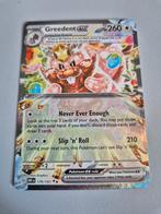 Pokemon kaart 179/197 Greedent EX, Ophalen of Verzenden, Zo goed als nieuw, Losse kaart