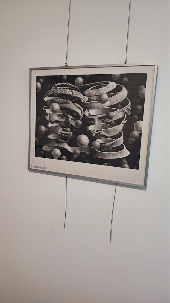 M.C. Escher 'Band' Print, Antiek en Kunst, Kunst | Litho's en Zeefdrukken, Ophalen