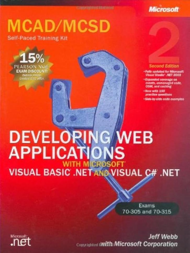 Developing Web Applications with MS VB.NET and Visual C#.NET, Boeken, Informatica en Computer, Zo goed als nieuw, Programmeertaal of Theorie