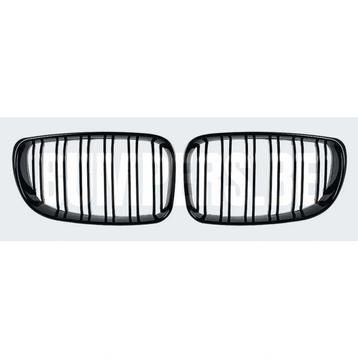 Grill Hoogglans Zwart Niergrill Dubbele Bar BMW 1 Serie E81  beschikbaar voor biedingen