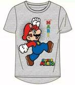 Super Mario T-shirt - Grijs - Maat 104, Kinderen en Baby's, Kinderkleding | Maat 104, Nieuw, Jongen, Ophalen of Verzenden, Shirt of Longsleeve