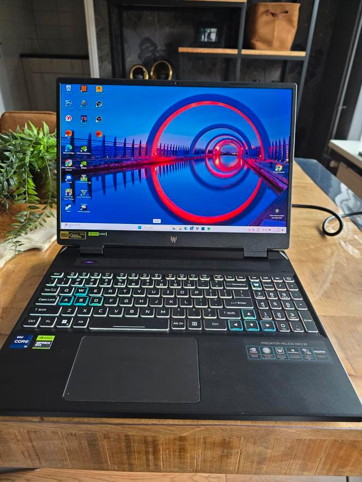 Acer predator helios neo 16, Computers en Software, Windows Laptops, Zo goed als nieuw, 16 inch, SSD, 2 tot 3 Ghz, 32 GB, Qwerty