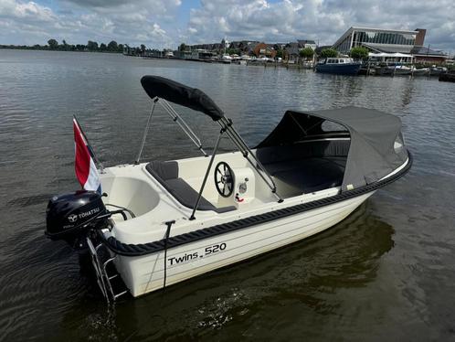 -- Twins 510 -- 15PK Tohatsu -- bj 2021 -- !SCHERP GEPRIJST!, Watersport en Boten, Sloepen, Gebruikt, 3 tot 6 meter, Overige brandstoffen
