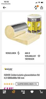 Zolderisolatie 16cm, Doe-het-zelf en Verbouw, Isolatie en Afdichting, Dakisolatie, 12 cm of meer, Nieuw, Ophalen of Verzenden