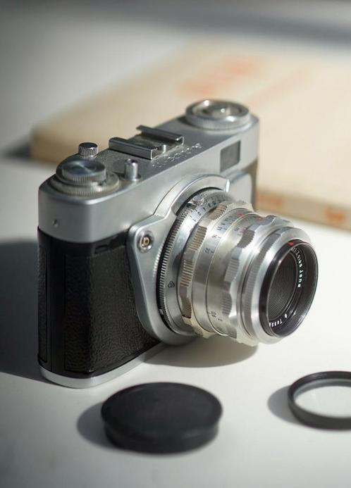 Altix-N met Carl Zeiss Jena Tessar 2.8/50mm (zie foto's), Audio, Tv en Foto, Fotocamera's Analoog, Gebruikt, Compact, Overige Merken