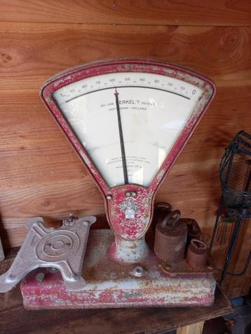 Vintage  Berkel - weegschaal  Tuin / kamer decoratie  Patina beschikbaar voor biedingen