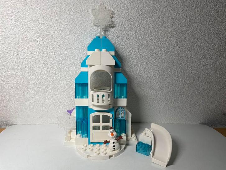 Duplo 10899 Disney Frozen Ijskasteel, Kinderen en Baby's, Speelgoed | Duplo en Lego, Zo goed als nieuw, Duplo, Ophalen of Verzenden