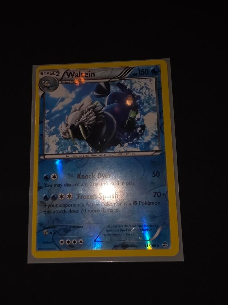 Walrein Reverse holo 48/160 Primal Clash, Ophalen of Verzenden, Zo goed als nieuw, Losse kaart
