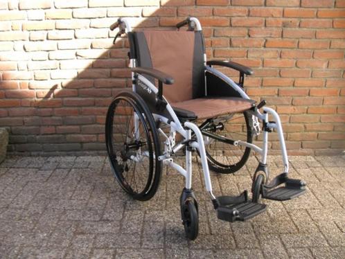Excel G-Logic lichtgewicht rolstoel 46cm Met dubbele remmen, Diversen, Rolstoelen, Zo goed als nieuw, Duwrolstoel, Ophalen of Verzenden