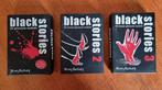 Black Stories deel 1, 2 en 3, Vijf spelers of meer, Ophalen of Verzenden, Zo goed als nieuw, Story Factory