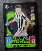 Topps MA EXTRA 21/22   OUT OF THIS WORLD   CHIESA   JUVENTUS, Ophalen of Verzenden, Zo goed als nieuw, Plaatje