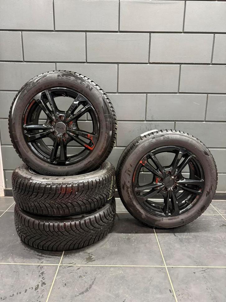 Audi/VW/Skoda/Seat 15” LM met winterbanden 5x100 / 7.5mm, Auto-onderdelen, Banden en Velgen, Banden en Velgen, Winterbanden, 16 inch