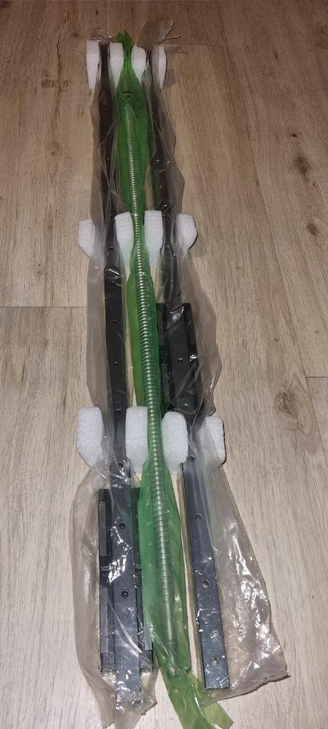 Lineaire railset van 1000 mm met kogelomloopspindel, Doe-het-zelf en Verbouw, Overige Doe-het-zelf en Verbouw, Nieuw, Ophalen of Verzenden