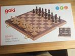 houten schaakbord met stenen, Een of twee spelers, Ophalen of Verzenden, Nieuw, Goki