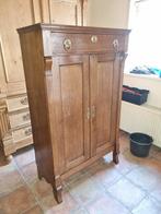 Strakke Antieke Eiken Meiden Kast, Antiek en Kunst, Ophalen