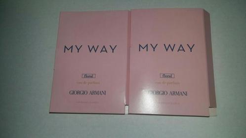 Armani my way floral eau de parfum 2x1,2ml, Sieraden, Tassen en Uiterlijk, Uiterlijk | Parfum, Nieuw, Ophalen of Verzenden