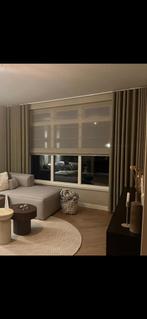 Veneta vouwgordijn - Core Linnen VCOR02 2190x1967mm, Beige, Nieuw, Ophalen of Verzenden, 200 cm of meer