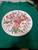 wandbord met bloemendecor ursula band, Ophalen of Verzenden