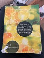 Statistiek boek statistical methods for business & economics, Boeken, Ophalen of Verzenden, Beta, Zo goed als nieuw, WO