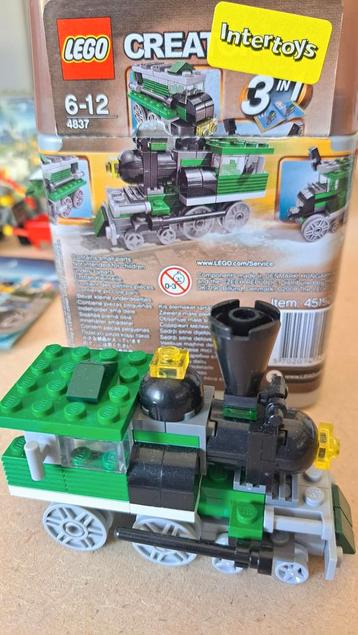 Lego 4837 Locomotief met OVP - Zonder Bouwbeschrijving beschikbaar voor biedingen