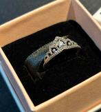 Pandora Ring Zirkonia Kroon van Zilver mt54, Ophalen of Verzenden, Zo goed als nieuw, 17 tot 18, Dame