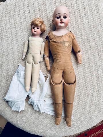 2 Antieke poppen ## Koopje ## beschikbaar voor biedingen