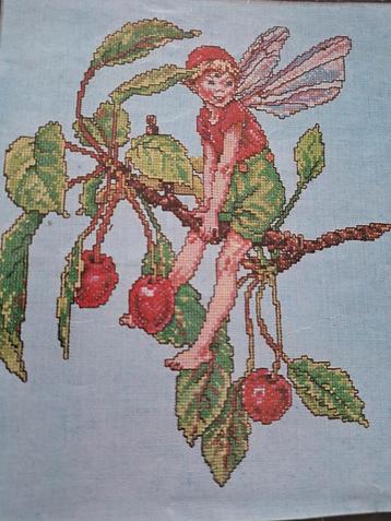 Borduurpatroon Flower Fairie - Bloemenfee beschikbaar voor biedingen